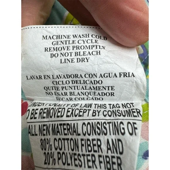 C&F Home Flamingo Tropical Reversible queen Quilt Bedspread Aqua Pink w/shams - Picture 5 of 8